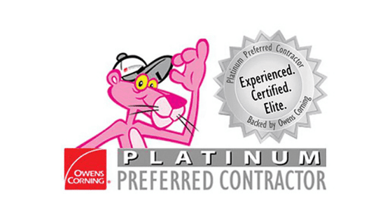 Donahue Roofing in Billings, MT is a Owens Corning Platinum Preferred Contactor